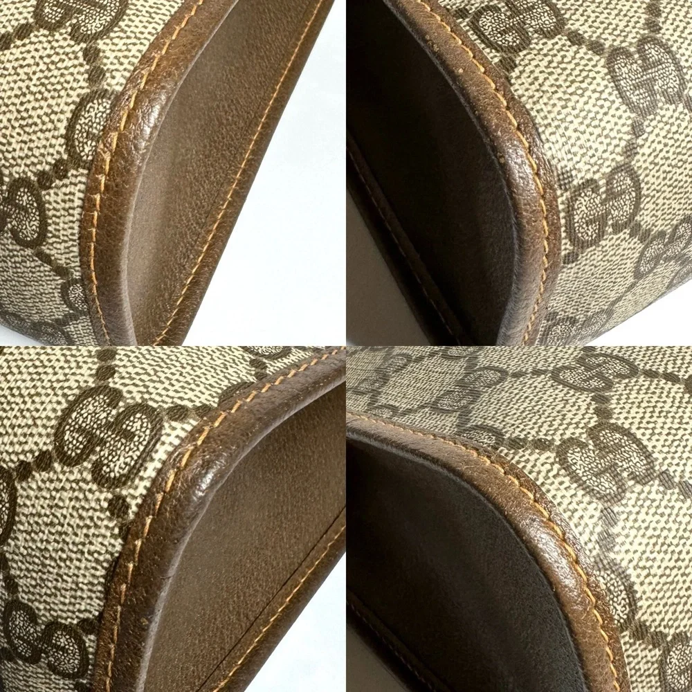 🔴SOLD🔴Gucci Large Ophidia Sherry Line Supreme GG Monogram Clutch - Picture 9 of 15
